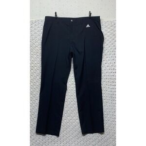 Adidas Originals Adi Golf Pants Mens Tag 38x30 Black Straight Leg